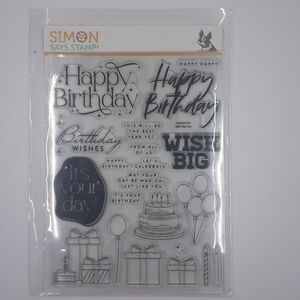 Simon Says Stamp Best Year Yet Clear Stamp Set sss202518c